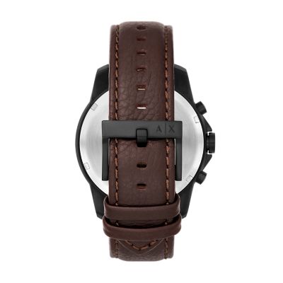 Armani Exchange Uhr Chronograph Leder braun - AX1732 - Watch Station