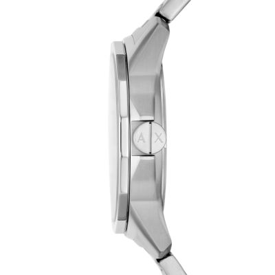 Armani Exchange Three-Hand Day-Date Stainless Steel Watch - AX1733