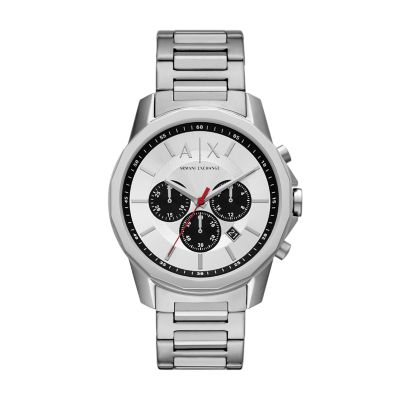 - Station Stainless - Steel Watch Armani Watch Chronograph Exchange AX1742