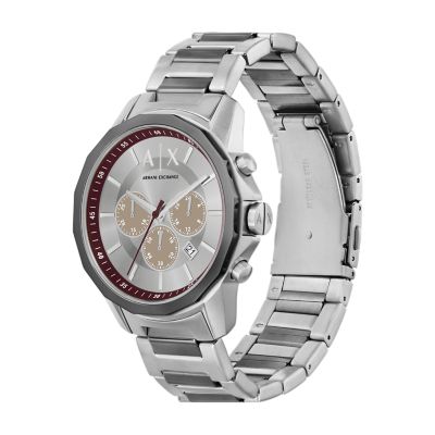 Station AX1745 Watch Exchange Chronograph Armani - Stainless - Watch Two-Tone Steel