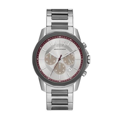 Two-Tone - Armani Station Watch - Watch Exchange AX1745 Stainless Steel Chronograph