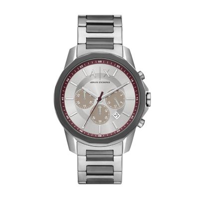 Armani Exchange Chronograph Two-Tone Stainless Steel Watch and