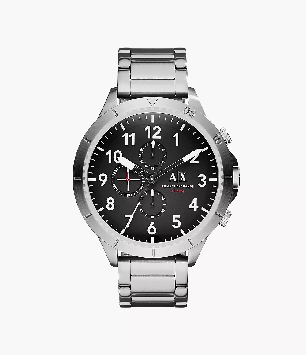 Armani Exchange Chronograph Stainless Steel Watch - AX1750 - Watch 
