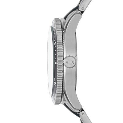 Armani Exchange Three Hand Date Two Tone Stainless Steel Watch Ax14 Watch Station