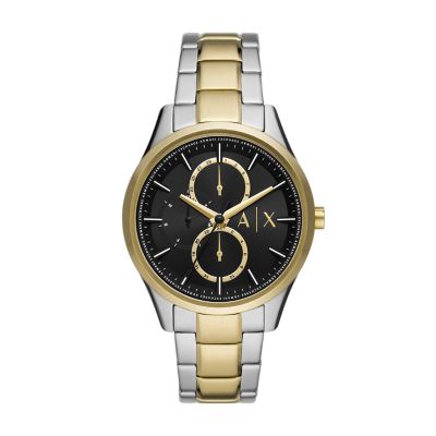 Armani Exchange Multifunction Gold-Tone Stainless Steel Watch