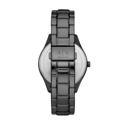 - Watch Multifunction Exchange AX1867 Watch Steel Station Black - Stainless Armani
