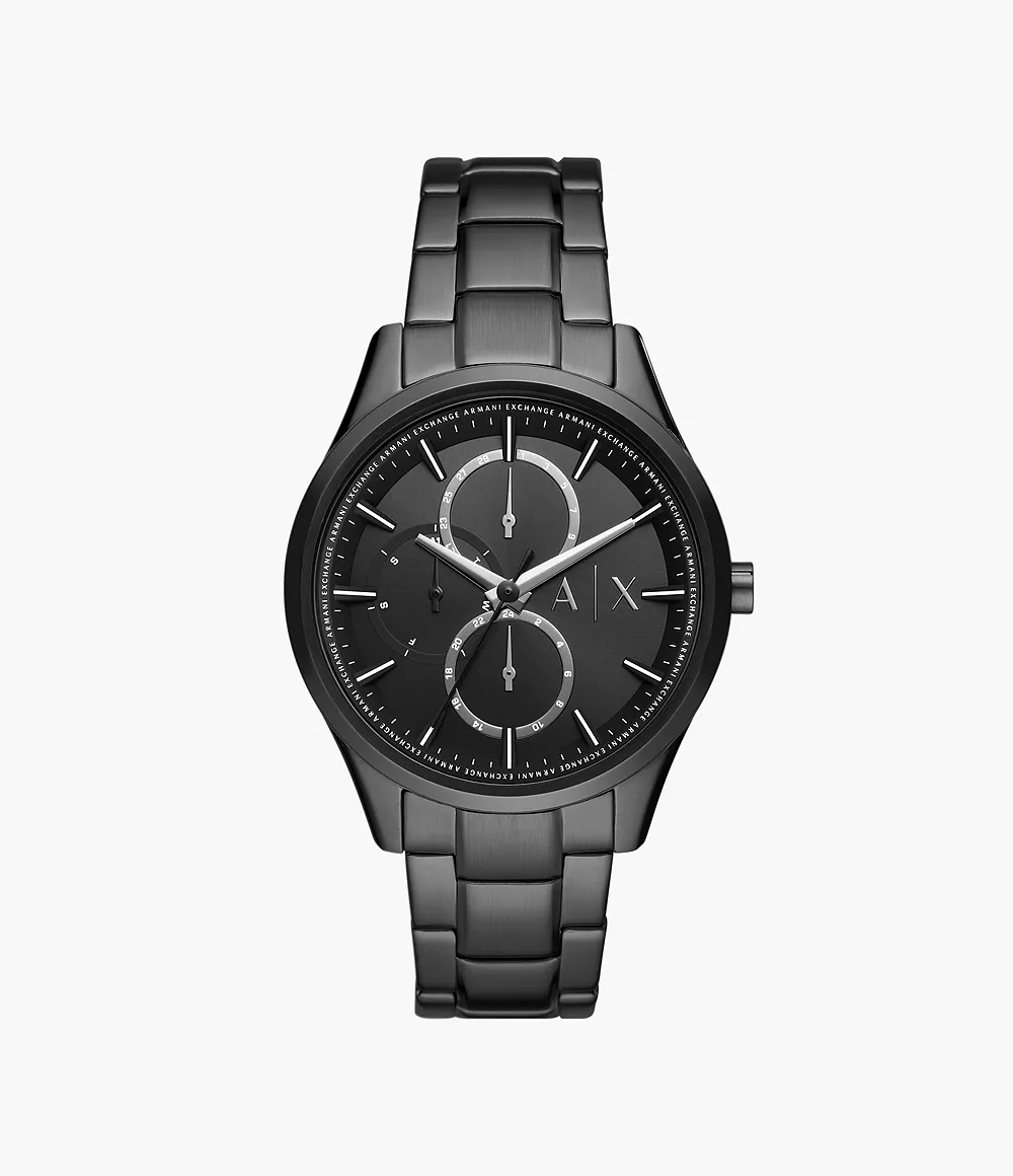 Armani Exchange Multifunction Black Stainless Steel Watch - AX1867 - Watch  Station