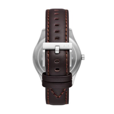 Armani Exchange Multifunction Brown Leather Watch - AX1868 - Watch