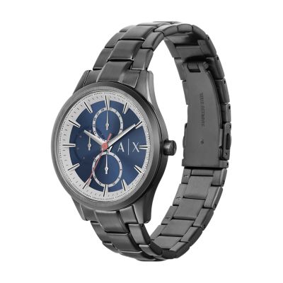 Watch Steel Station AX1871 Multifunction Stainless Exchange - - Armani Gunmetal Watch