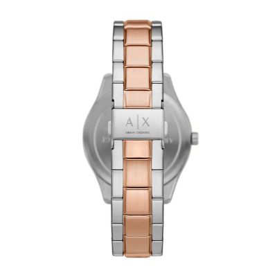 Armani Exchange Stainless Station AX1874 Steel - Watch Watch Two-Tone Multifunction 