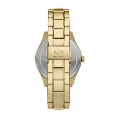 Armani Exchange Multifunction Gold-Tone Stainless Steel Watch - AX1875 -  Watch Station