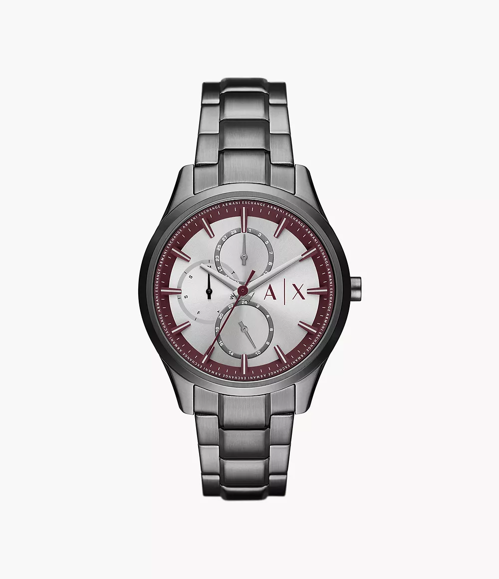 Armani Exchange Multifunction Gunmetal Stainless Steel Watch - AX1877 -  Watch Station