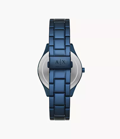 Armani Exchange Multifunction Blue Stainless Steel Watch Armani Exchange Multifunction Blue Stainless Steel Watch