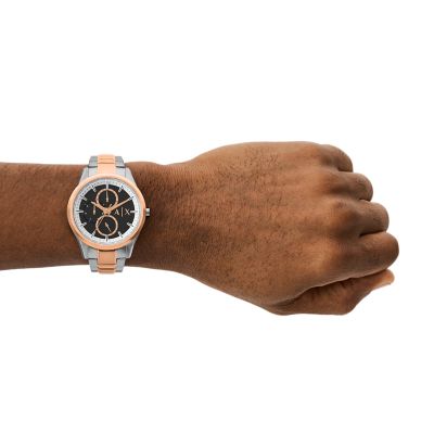 Armani Exchange Multifunction Two-Tone Stainless Steel Watch
