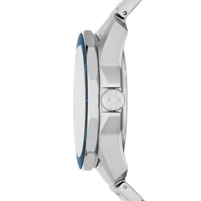 Armani Exchange AX1950 Date Watch Stainless Watch Steel Three-Hand - - Station
