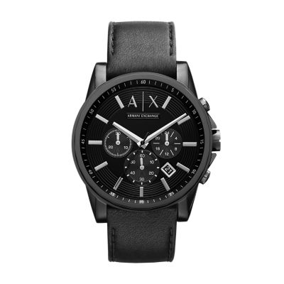 Armani exchange black discount 7518