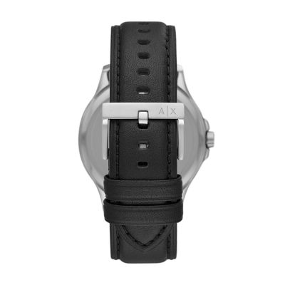 Armani exchange fitz black bracelet online watch