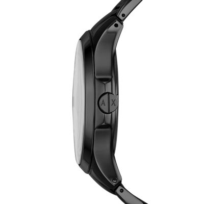 Armani Exchange AX2104 Black Station Stainless - Three-Hand Watch Watch - Date Steel