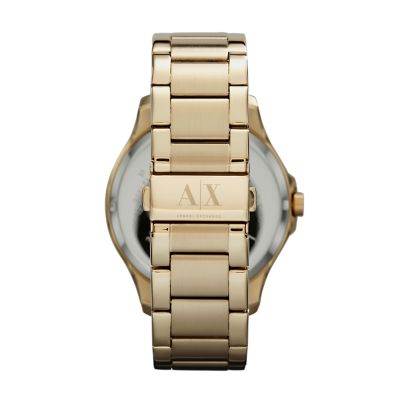 Armani Exchange Multifunction Gold-Tone Stainless Steel Watch - AX2122 -  Watch Station