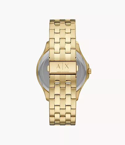 Armani Exchange Three-Hand Gold-Tone Stainless Steel Watch - AX2145 - Watch  Station