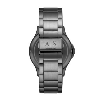 Armani Exchange Automatic Gunmetal Stainless Steel Watch - AX2417 - Watch  Station