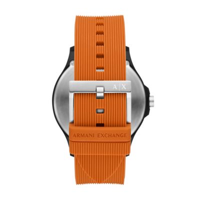 Armani watch outlet orange