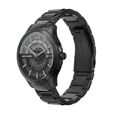 Armani exchange ax2104 smart discount black stainless steel mens watch