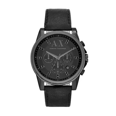 Armani Exchange Chronograph Black 