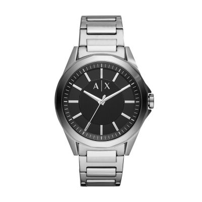 Armani Exchange Three-Hand Stainless 