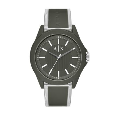 armani military watch