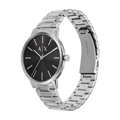 Armani Exchange Three-Hand Stainless Steel Watch Watch - Station - AX2700