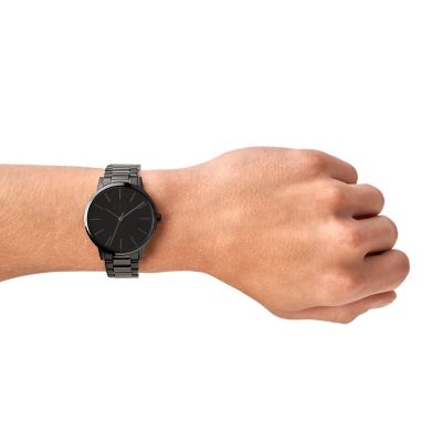 Armani Exchange Three-Hand Watch Stainless Steel Black Station AX2701 - - Watch