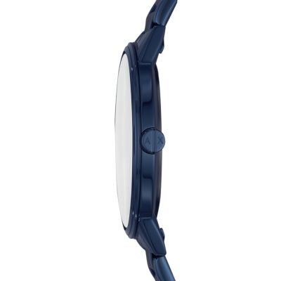 Station Steel - Exchange Blue Watch Armani Stainless Three-Hand - Watch AX2702