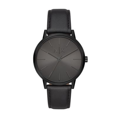 Armani Exchange Three-Hand Black 