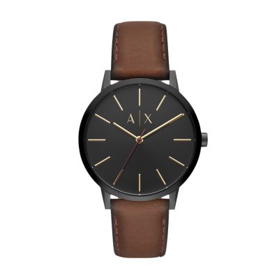 Armani Exchange Three-Hand Brown 