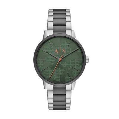 Armani exchange store watch green