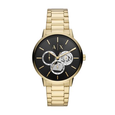 Armani Exchange Multifunction Gold-Tone Steel Watch Stainless AX2747 - Watch - Station