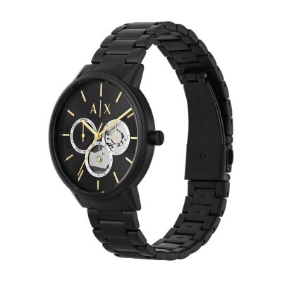 Armani exchange hot sale black watch