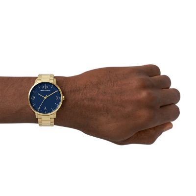 Amazon.com: A｜X ARMANI EXCHANGE Men's Chronograph Silver