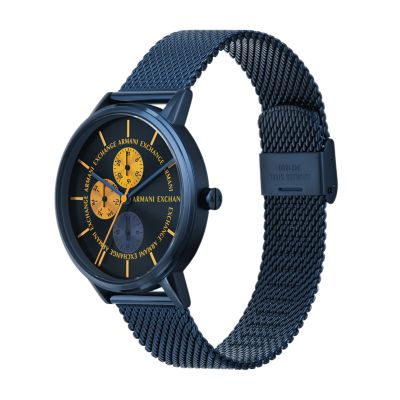 Armani Exchange Multifunction Blue Stainless Steel Watch - AX2751