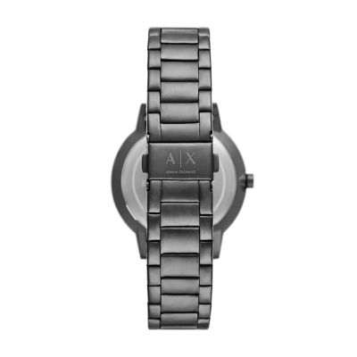 Armani Exchange Three-Hand Gunmetal Stainless Steel Watch - AX2761 