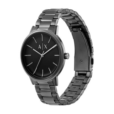 Armani Exchange Three-Hand Gunmetal Stainless Steel Watch - AX2761 