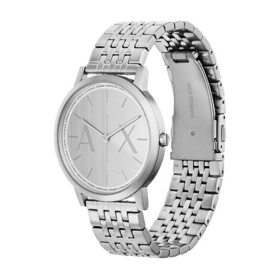 Watch - Stainless Two-Hand Steel Watch Station Exchange - Armani AX2870