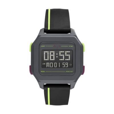 Armani Exchange Digital Multicolour Polyurethane Watch