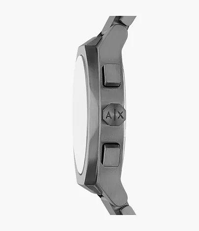 Armani Exchange Chronograph Gunmetal Stainless Steel Watch Armani Exchange Chronograph Gunmetal Stainless Steel Watch