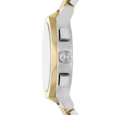 Armani Exchange Chronograph Two-Tone Stainless Steel Watch