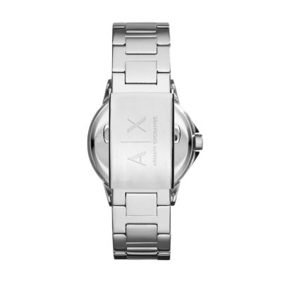 Montre Armani Exchange trois aiguilles en acier inoxydable