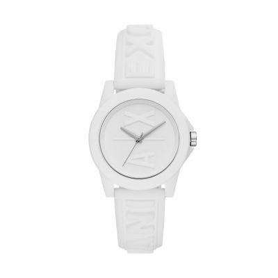 armani exchange silicone watch