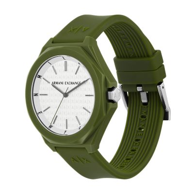 Armani exchange clearance green watch