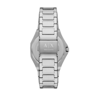 Armani Exchange Three-Hand Stainless Steel Watch - AX4606 - Watch